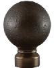 Aria Metal Rustic Forged Ball                 BR Brushed Bronze