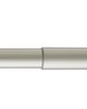 Aria Metal Adjustable Telescoping Curtain Rod 28-48 in Satin Nickel