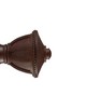 Finestra Swivel Socket for 1 38 Pole Walnut