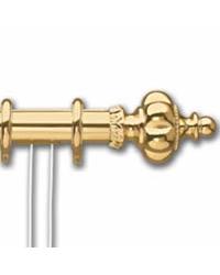 1½ inch Alexandria Traverse Rod Bright Brass Graber Catalog
