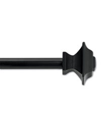 Classic Square Curtain Rod Set by  Graber 