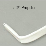 Single Lock-Seam Curtain Rod 5 1/2