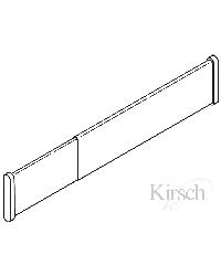 Continental Shower Rod White