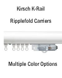 K-Rail Kirsch Ripplefold Assembled Sets by   