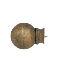 Petite Modern Ball Finials Kirsch Wrought Iron