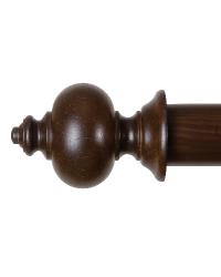 1 3/8in Camelot Finial Shown in Antique Gold 2008-2009 Catalog