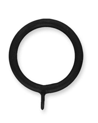 1 1/4 Inch Iron Ring with Eyelet LJB Wrought Iron