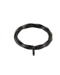 1 1/4 Inch Twist Eyelet Iron Ring LJB Wrought Iron