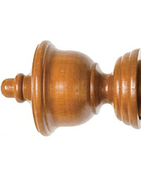 1 3/8in Stuart Finial Shown in Antique Gold 2008-2009 Catalog
