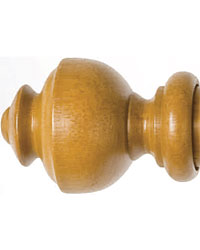 1 3/8in Tudor Finial Shown in Antique Gold