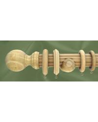 1 3/8 in BALL FINIAL UNFINISHED Unfinished Wood Pole
