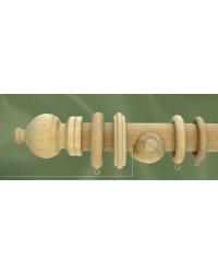 1 3/8 in SHERWOOD FINIAL UNFINISHED Unfinished Wood Pole