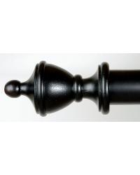 1 3/8 in TRADITIONAL FINIAL STANDARD Shown in Antique Gold Wood Pole