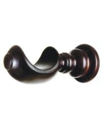 DOUBLE CURTAIN ROD WOODEN BRACKETS-DOUBLE CURTAIN ROD WOODEN