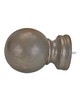 Menagerie Baluster Ball  Grey Gold