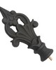 Menagerie Decorative Spear Finial Old World Black