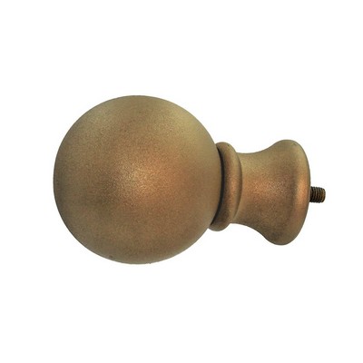 Ball Finial Flaxen Gold Casa Artistica F0058 Gold  Metal Rods 
