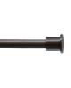 Ona Drapery Hardware End Cap Finial Shown in Burnished Bronze