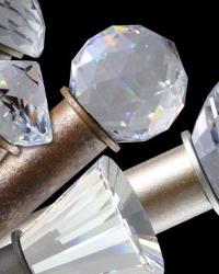 Swarovski Crystal Elements Curtain Rods