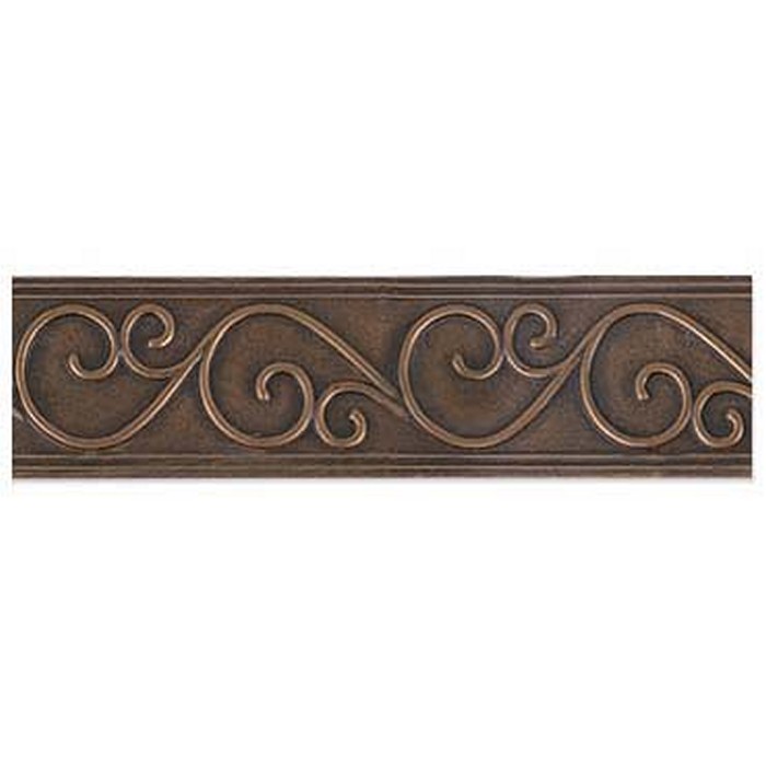 Spanish Scroll Single Metal Cornice InteriorDecorating
