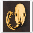 Colonial Hook Pair1  5/8 inch