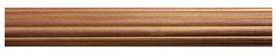  2 Inch Fluted Wood Curtain Rod 4 foot