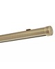 Aria Metal Metal Baton 60in Steel Clip Satin Gold