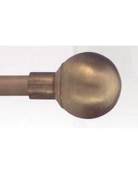 Large Ball Swing Arm Rod Shown in English Bronze Swing Arm Plated