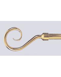 Hook Swing Arm Rod Shown in Brass Swing Arm Plated