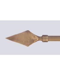 Javelin Swing Arm Rod Shown in English Bronze Swing Arm Plated