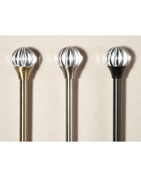 Glass Onion Drapery Rod Set Budget Wrought Iron