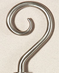 Hook Drapery Rod Set Budget Wrought Iron