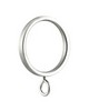 Vesta Flat Ring with Eyelet and Insert Brushed Nickel