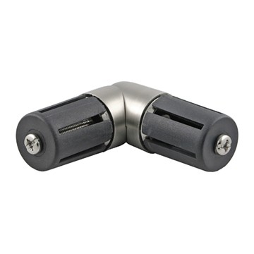 Vesta Elbow Tube Connector Stainless Steel Apollo 299229-SS  Curtain Rod Brackets Curtain Rod Elbows and Swivel Sockets 