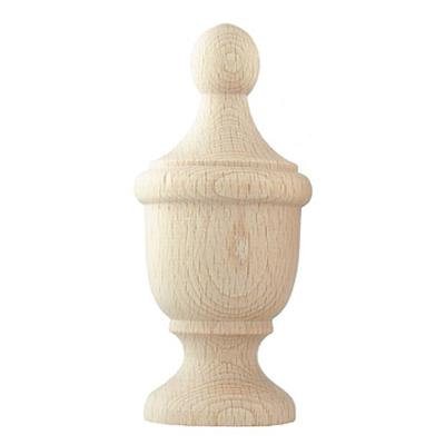 Vesta Yakima Unfinished Finial Highland Timber 341270 Ayous Wood - An African Wood Similar to Beech Wood 1 Inch Curtain Rods Highland Timber Unfinished Wood Curtain Rods 