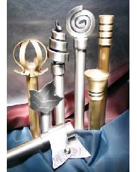 curtain rods, decorative curtain rods, wrought iron curtain rods