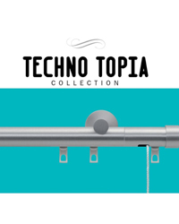 Techno Topia Cord Traverse Vesta Curtain Rods & Hardware