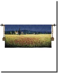 Tuscan Panorama Poppies