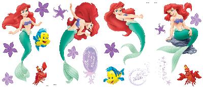Blue Mountain Wallcovering Little Mermaid - Room Appliques  Search Results