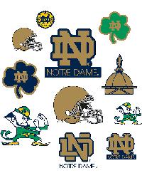 Notre Dame Fighting Irish Logo Fathead Jr by  Sports Coverage, Inc. 