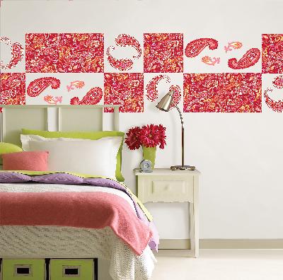 WallPOPS Red and Pink Paisley&nbsp;