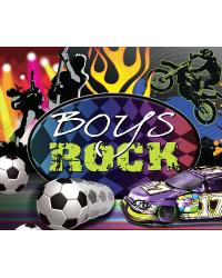 Boys Rock Wallpaper Book
