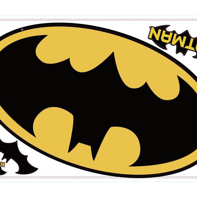 York Wallpaper Batman Logo Giant Wall Decal