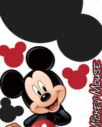 Mickey Mouse Chalk Board Wall Stickers by  York Wallcovering 