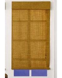 French Rollup Blind Antique Gold