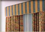 fabric cornices,custom cornices,custom fabric cornices