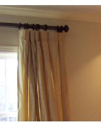 Inverted Pleat Drape Custom Window Treatments