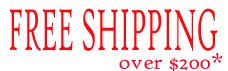 Free shipping on orders over $200- some restrictions apply. Free shipping on orders over $200- some restrictions apply.