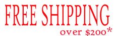 Free shipping on orders over $300 - some restrictions apply.