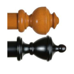 Wood Curtain Rods Wood Curtain Rods